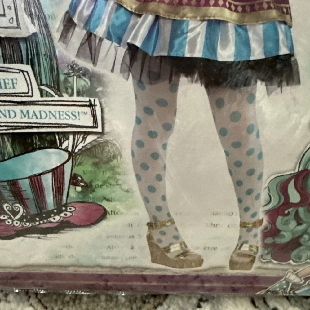 Madeline Hatter Ever After High Child Costume Size X. Large 2014 Cosplay